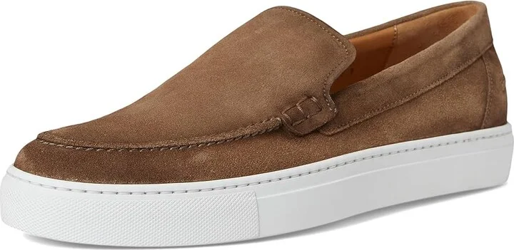 Magnanni Mocasin Slip Men's Shoes Castoro Suede : 7.5 M, Leather - Image 5
