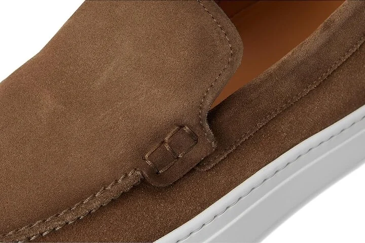 Magnanni Mocasin Slip Men's Shoes Castoro Suede : 7.5 M, Leather - Image 7