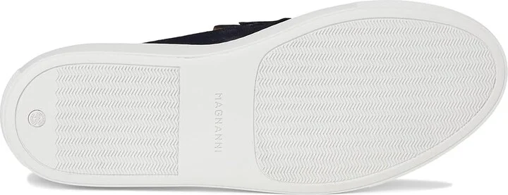 Magnanni Mocasin Slip Men's Shoes Navy Suede : 11 M, Leather - Image 3