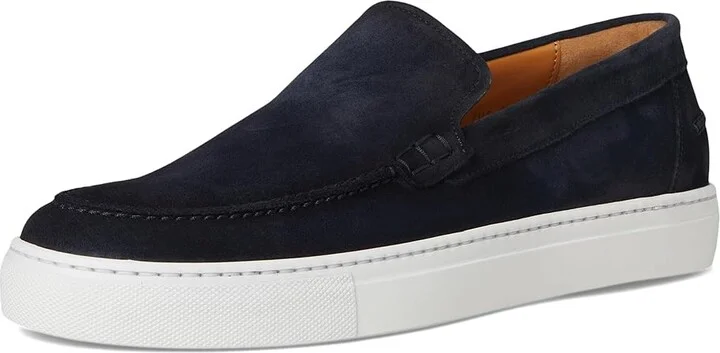 Magnanni Mocasin Slip Men's Shoes Navy Suede : 11 M, Leather - Image 5