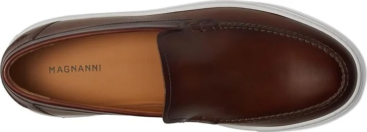Magnanni Mocasin Slip Men's Shoes Tabaco : 9 M, Leather - Image 2