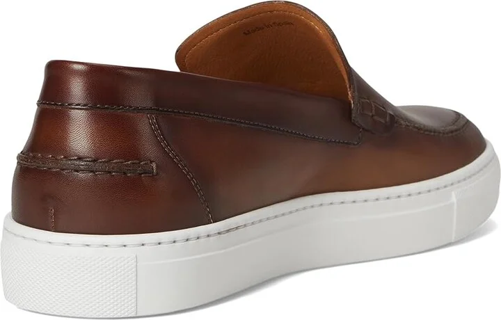 Magnanni Mocasin Slip Men's Shoes Tabaco : 9 M, Leather - Image 4