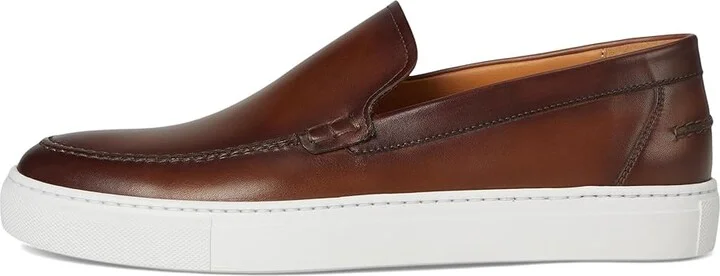 Magnanni Mocasin Slip Men's Shoes Tabaco : 9 M, Leather - Image 6