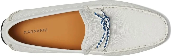 Magnanni Montijo Men's Lace-up Boots White/Navy : 8 M, Leather - Image 2