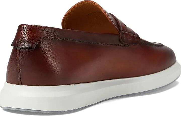 Magnanni Orion Penny Men's Lace-up Boots Cognac : 9.5 M, Leather - Image 4