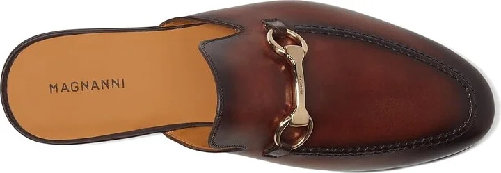 Magnanni Pachino Men's Slippers Mid Brown : 7.5 M, Leather/Rubber/Suede - Image 2