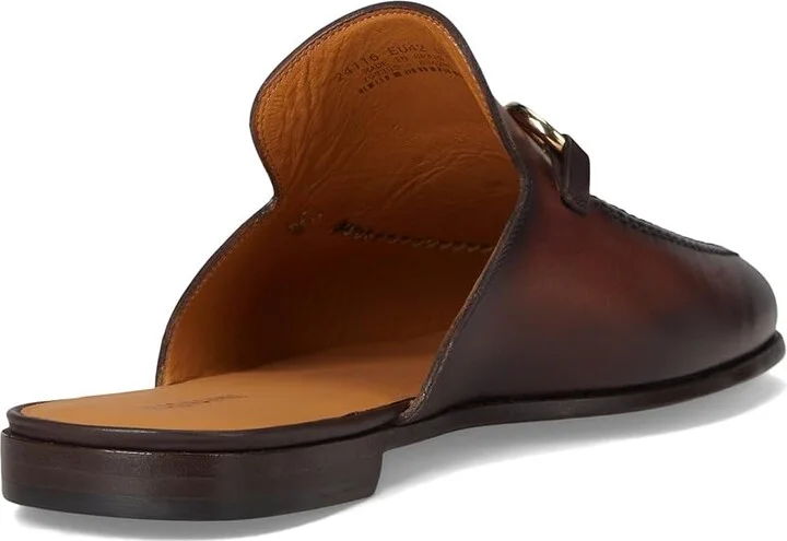 Magnanni Pachino Men's Slippers Mid Brown : 7.5 M, Leather/Rubber/Suede - Image 4