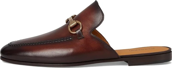 Magnanni Pachino Men's Slippers Mid Brown : 7.5 M, Leather/Rubber/Suede - Image 6