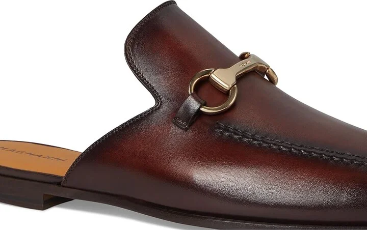 Magnanni Pachino Men's Slippers Mid Brown : 7.5 M, Leather/Rubber/Suede - Image 7