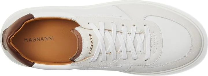 Magnanni Pharell Men's Lace-up Boots White/Brown : 7.5 M, Leather - Image 2