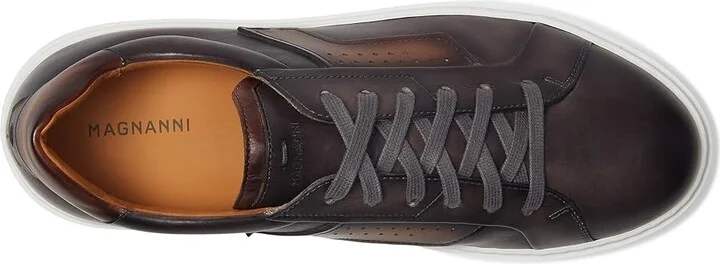 Magnanni Phoenix Men's Shoes Grey/Brown : 7.5 M, Leather - Image 2