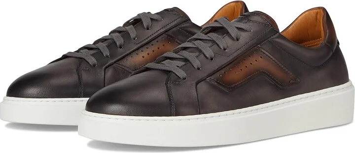 Magnanni Phoenix Men's Shoes Grey/Brown : 7.5 M, Leather