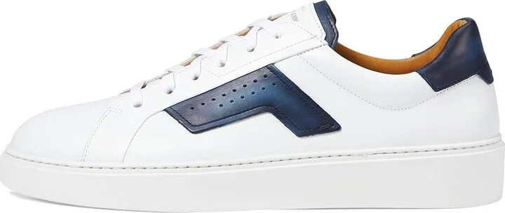Magnanni Phoenix Men's Shoes White/Navy : 7 M, Leather - Image 6