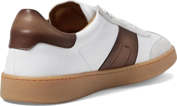Magnanni Primera Lo Men's Shoes White/Brown : 8 M, Leather - Image 4