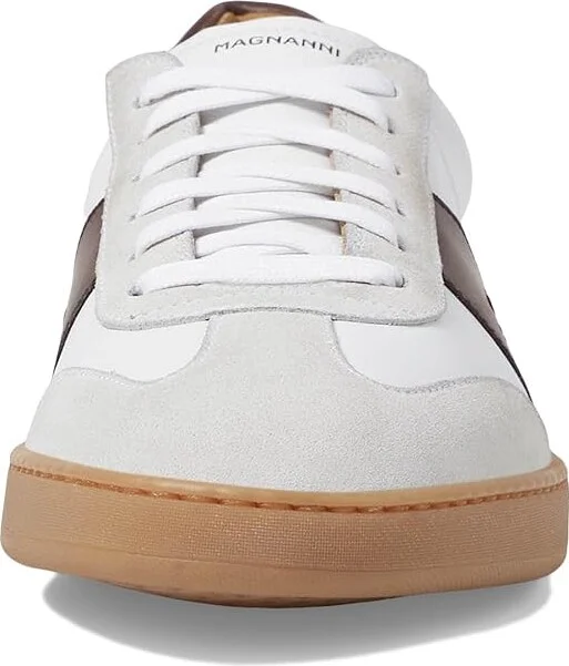 Magnanni Primera Lo Men's Shoes White/Brown : 8 M, Leather - Image 5
