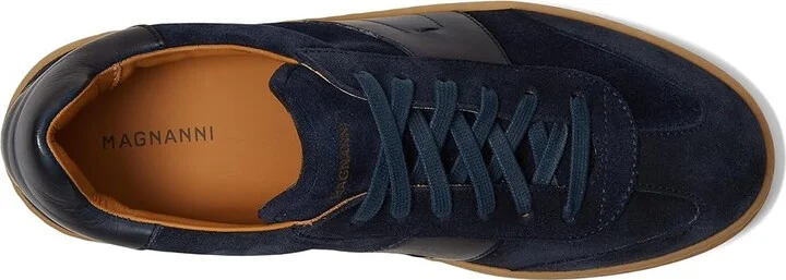 Magnanni Primera Men's Shoes Navy Suede : 9 M, Leather - Image 2