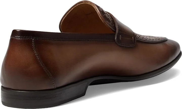 Magnanni Ramiro V Woven Men's Lace Up Wing Tip Shoes Brown : 9 M, Leather - Image 4