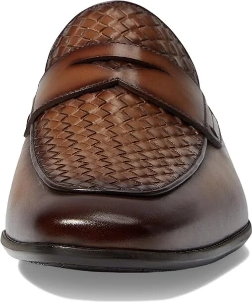 Magnanni Ramiro V Woven Men's Lace Up Wing Tip Shoes Brown : 9 M, Leather - Image 5