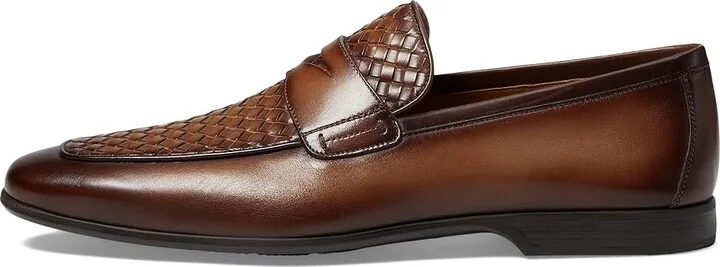 Magnanni Ramiro V Woven Men's Lace Up Wing Tip Shoes Brown : 9 M, Leather - Image 6