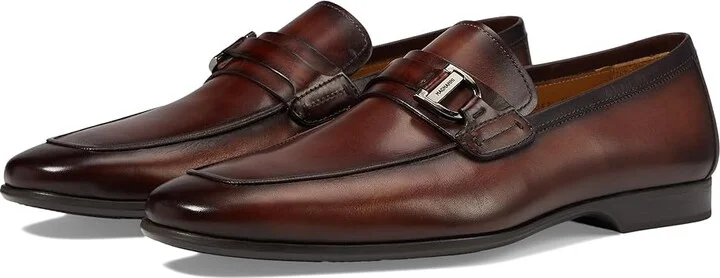 Magnanni Raso II Men's Lace Up Wing Tip Shoes Midbrown : 11.5 M, Leather