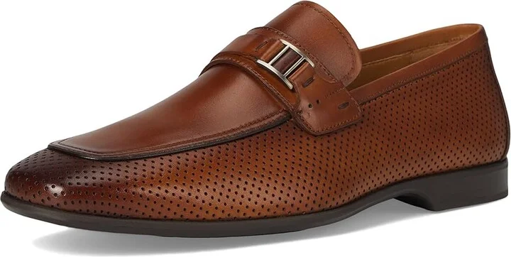 Magnanni Salas Men's Slip on Shoes Cognac : 9.5 M, Leather - Image 5