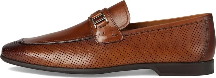 Magnanni Salas Men's Slip on Shoes Cognac : 9.5 M, Leather - Image 6