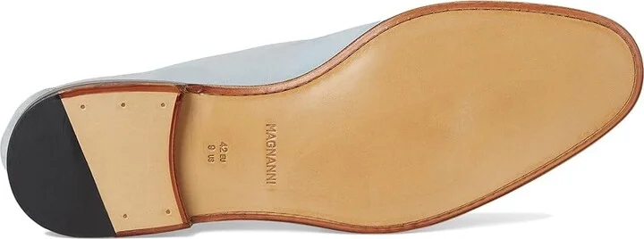 Magnanni Simmon Men's Slip on Shoes Sky Blue Suede : 10.5 M - Image 3
