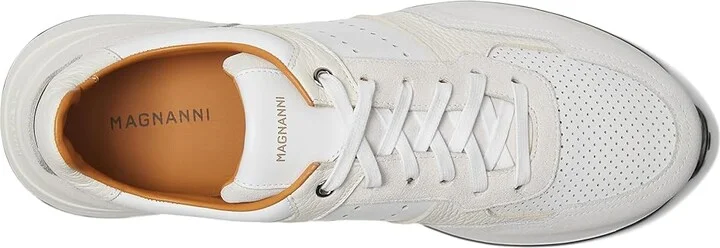 Magnanni Sona Iii Men's Shoes White : 7.5 M, Suede - Image 2