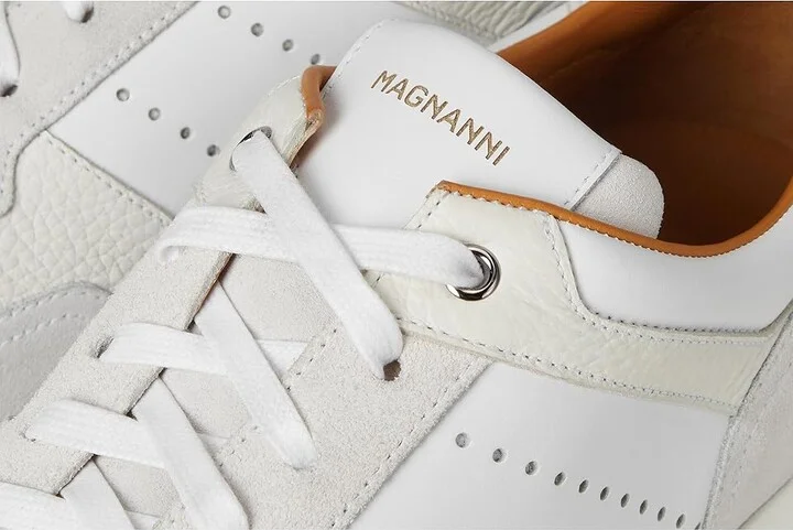 Magnanni Sona Iii Men's Shoes White : 7.5 M, Suede - Image 7