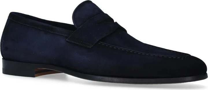 Magnanni Suede Delos Dress Loafers