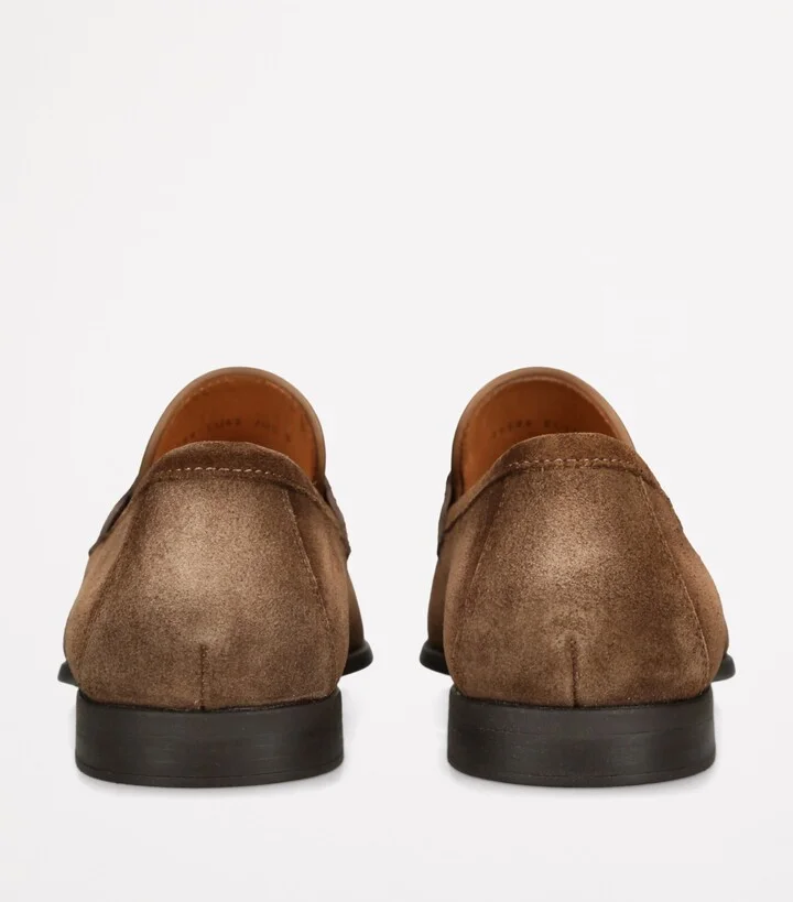Magnanni Suede Diezma Penny Loafers - Image 2
