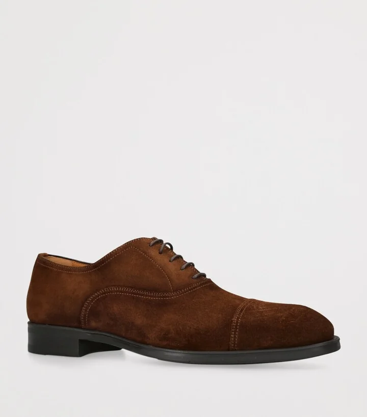 Magnanni Suede Madis Oxford Shoes - Image 3