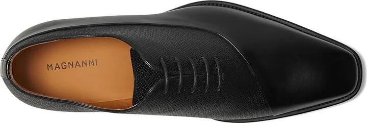 Magnanni Vaughan Men's Slip on Shoes Black : 9 M, Lace/Leather - Image 2