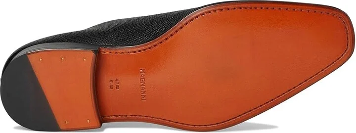 Magnanni Vaughan Men's Slip on Shoes Black : 9 M, Lace/Leather - Image 3