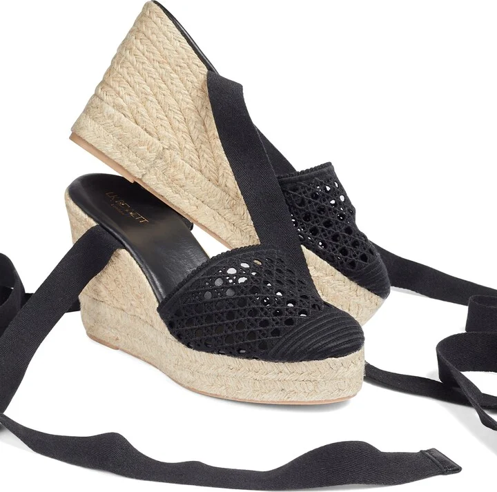 Magnolia Ankle Wrap Wedge Sandal - Image 4