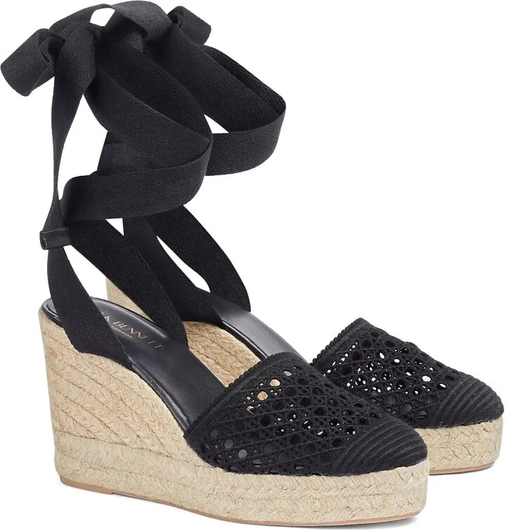Magnolia Ankle Wrap Wedge Sandal