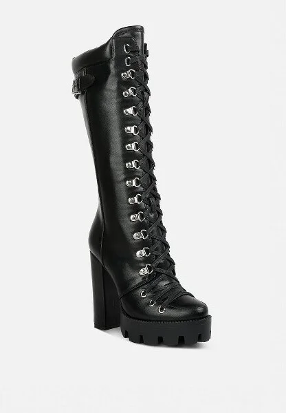 Magnolia Cushion Colla Lace Up Boots Women - Image 4