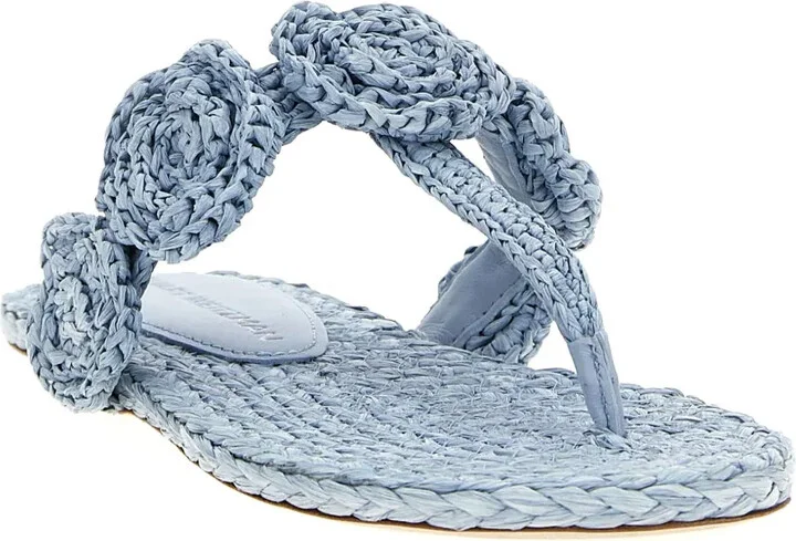 Magnolia floral-embellished sandals - Image 2