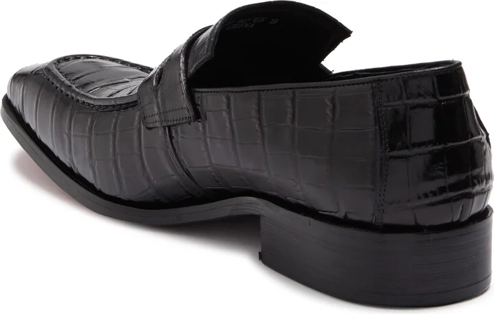 Magnus Croc Embossed Loafer - Image 4