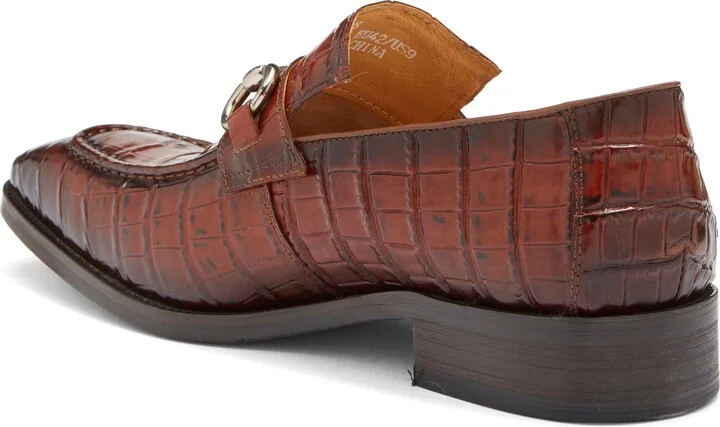 Magnus Croc Embossed Loafer - Image 10