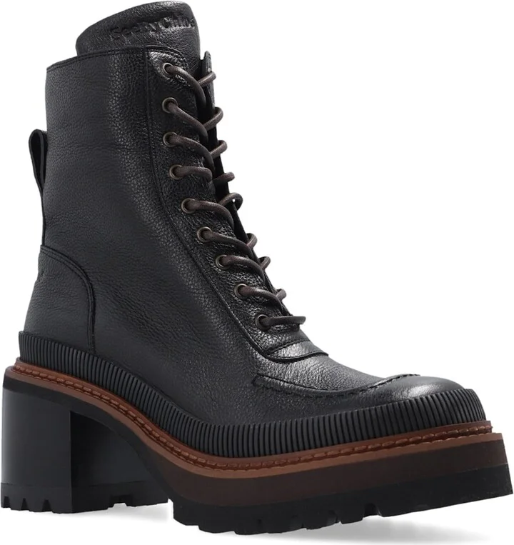Mahalia Leather Lace-up Boots - Image 2