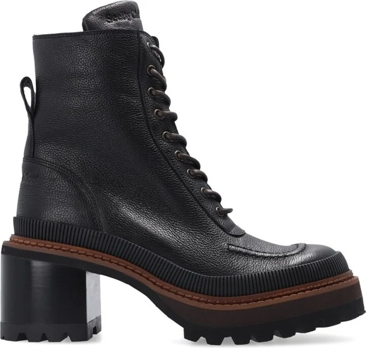 Mahalia Leather Lace-Up Women's Boots