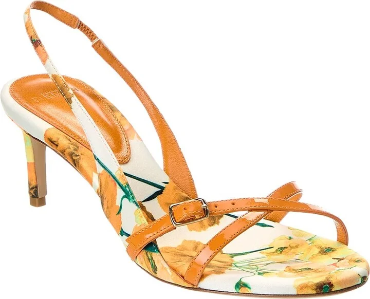 Maia 60 Canvas & Leather Slingback Sandal
