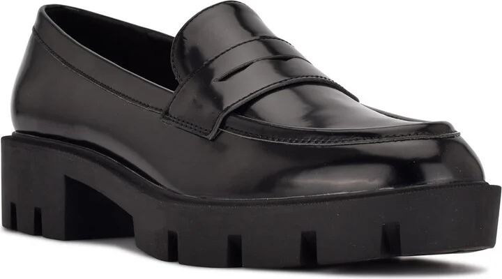 Maibel 3 Womens Faux Leather Patent Loafers