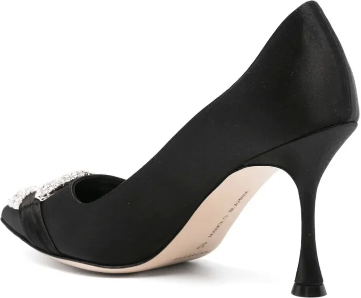 Maida 90mm suede pumps - Image 3