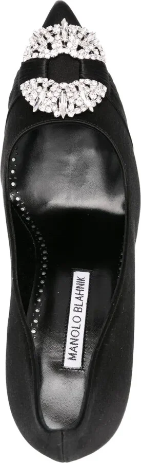 Maida 90mm suede pumps - Image 4