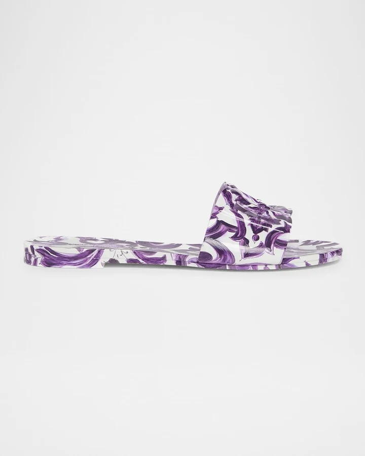 Maiolica Cut-Out DG Rubber Sandals