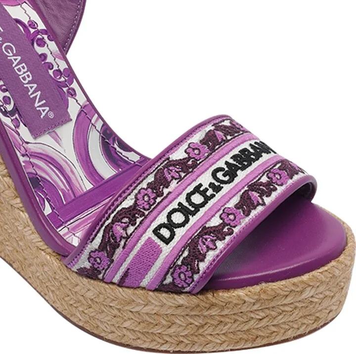 Maiolica Embroidery Wedges - Image 4
