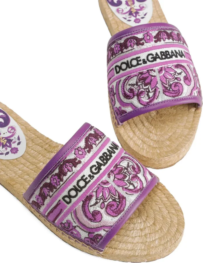 Maiolica-print espadrilles - Image 4