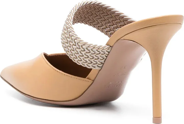 Maisie 90mm leather mules - Image 3